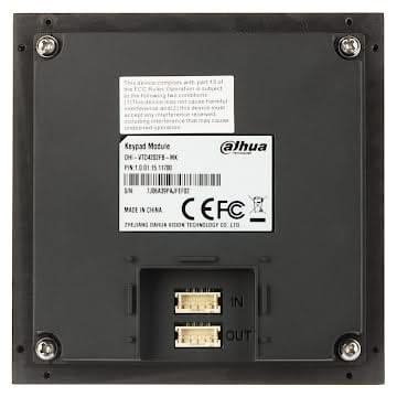 Dahua Dahua VTO4202FB-MK Tastaturmodul Schwarz