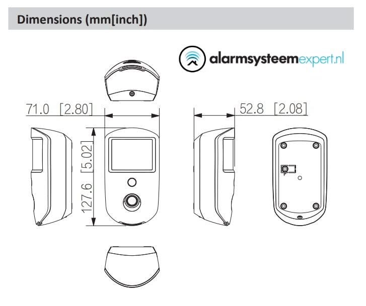 Dahua DHI-ARD1731-W2 Zwart, Draadloze PIR-Camera