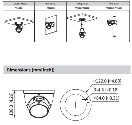 Dahua IPC-HDW2441T-ZS-S2 4MP  Motorzoom 2.7-13.5mm PoE SD-slot IR-Leds Wizsense