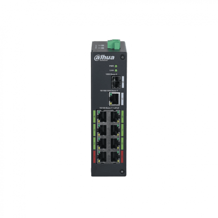 Dahua LR2110-8ET-120-V2, 8x PoE Switch (120W), 1x Uplink, 1x SFP