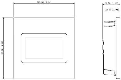 Dahua VTO4202F-MS Display module
