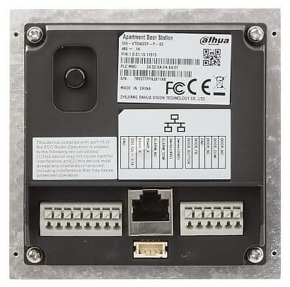 Dahua VTO4202F-P-S2 Video Intercom Camera Hoofdmodule