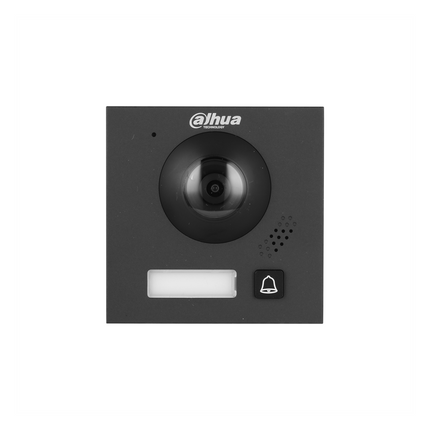 Dahua VTO4202FB-P1 Video Intercom Camera Hoofdmodule Zwart met 1 beldrukker