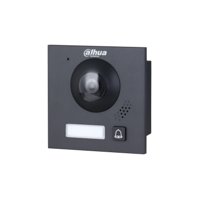 Dahua VTO4202FB-P1 Video Intercom Camera Hoofdmodule Zwart met 1 beldrukker