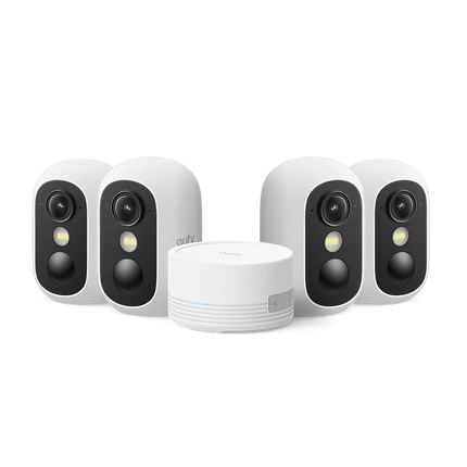 Eufy Eufy Eufycam C35 4-pack met 4 draadloze camera's en Mini Homebase