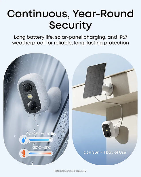 Eufy Eufy Eufycam C35 batterij camera 1080P(2Mp)