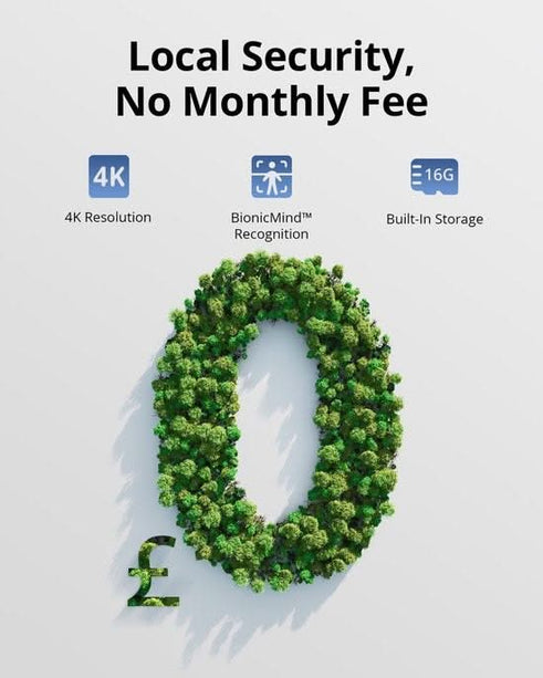 Eufy Eufycam E40 3-pack with 3 wireless 2K cameras and Homebase 3