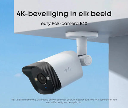 Eufy Eufycam E40 8MP 4K Bullet PoE Add-On Kamera