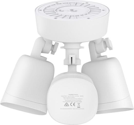 Eufy Floodlight Camera 2K, caméra de sécurité IP, extérieur, filaire, Amazon Alexa & Google Assistant, 2500 lm, 5000 K