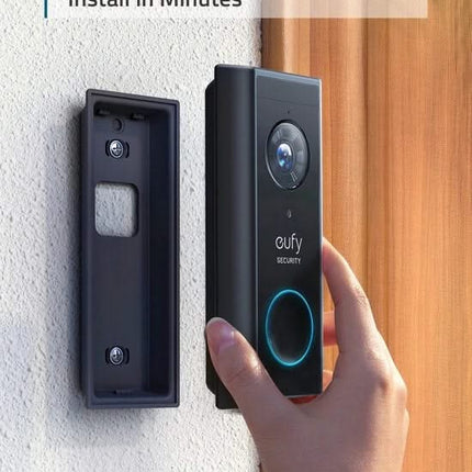 Eufy Eufy Video-Türklingel Add-on, 2K-Auflösung, wiederaufladbare Batterie, Erweiterung zu Homebase