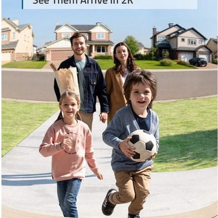 Eufy Eufy Video-Türklingel Add-on, 2K-Auflösung, wiederaufladbare Batterie, Erweiterung zu Homebase