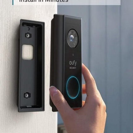 Eufy Eufy Video-Türklingel Add-on, 2K-Auflösung, wiederaufladbare Batterie, Erweiterung zu Homebase