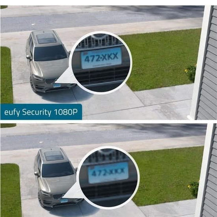 Eufy Floodlight Camera 2K, IP-beveiligingscamera, Buiten, Bedraad, Amazon Alexa & Google Assistant, 2500 lm, 5000 K