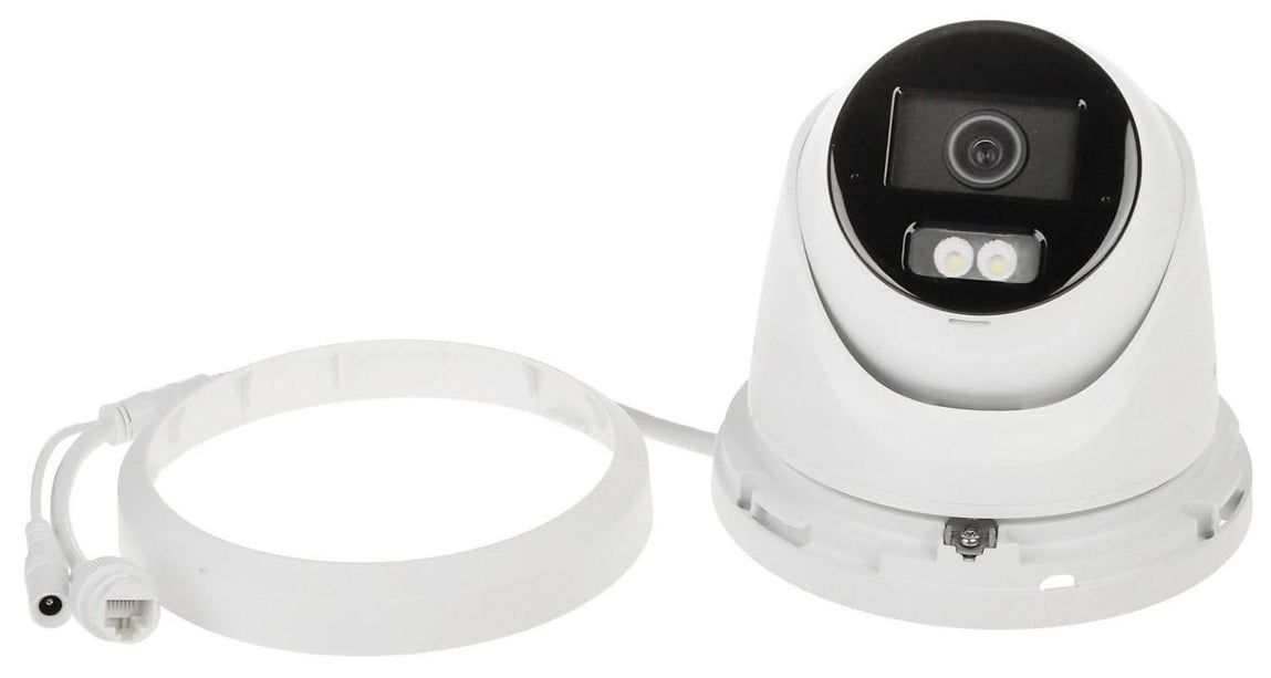 Hikvision DS-2CD2343G2-LI2U, 4MP Turret, Smart Hybrid Light, AcuSense, PoE, Micro SD slot, Microfoon
