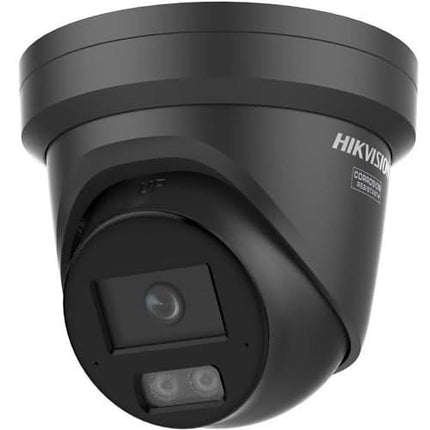 Hikvision DS-2CD2347G3-LI2UY Zwart, 4MP Turret, ColorVu 3.0, Anti-corrosie en Dual-Mic