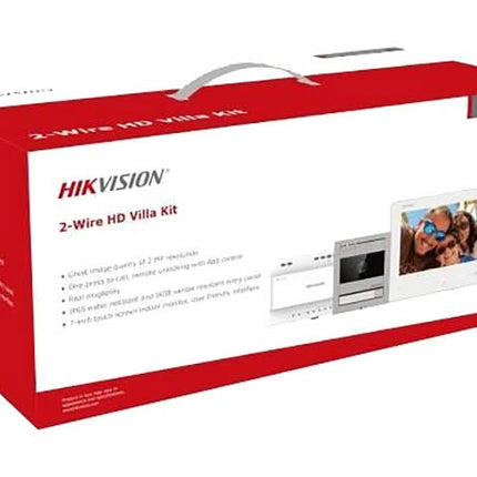 Hikvision DS-KIS704EY Video intercom 2 Draads Full HD Aluminum 2-draads Set