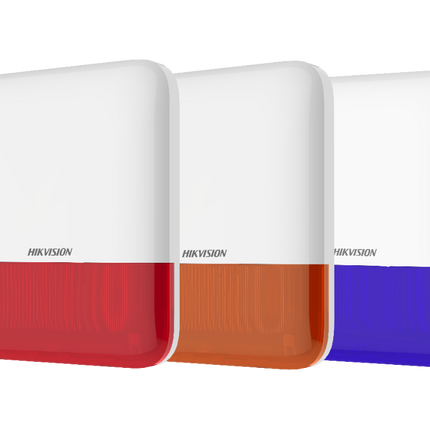 Hikvision DS-PS1-E-WE Buitensirene Rode kap