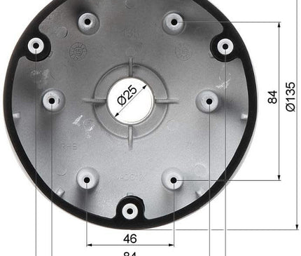 Hikvision Hikvision DS-1271ZJ-135 ceiling mounting bracket
