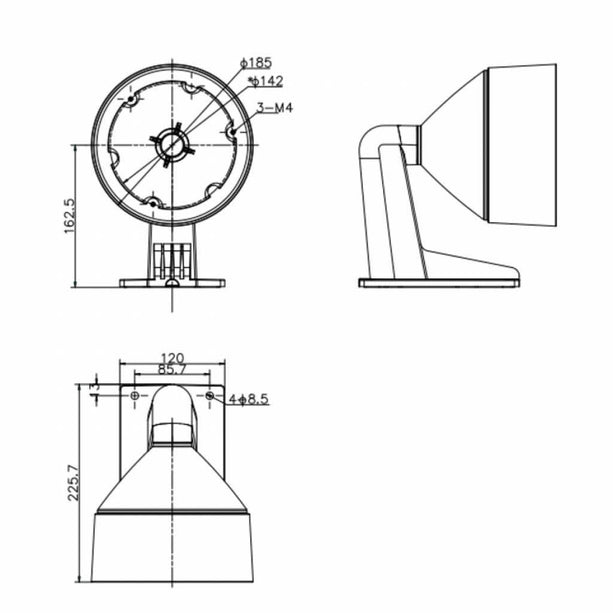 Hikvision Hikvision DS-1273ZJ-DM26 aluminum wall bracket