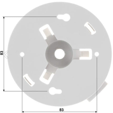 Hikvision Hikvision DS-1280ZJ-PT3 Einbaugehäuse