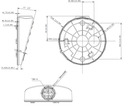 Hikvision Hikvision DS-1281ZJ-DM27 Schrägmontage