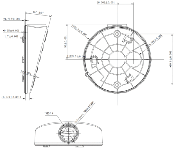 Hikvision Hikvision DS-1281ZJ-DM27 Schrägmontage