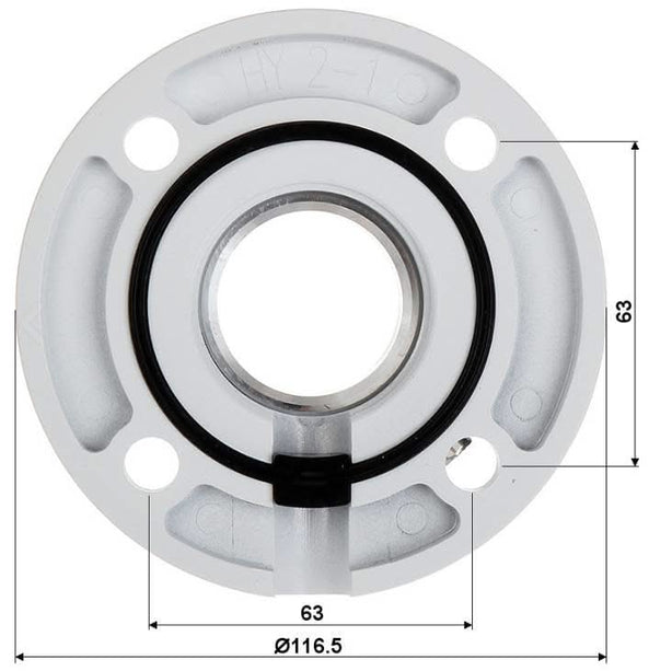 Hikvision Hikvision DS-1663ZJ BEUGEL PTZ DOME Montage au plafond 57mm