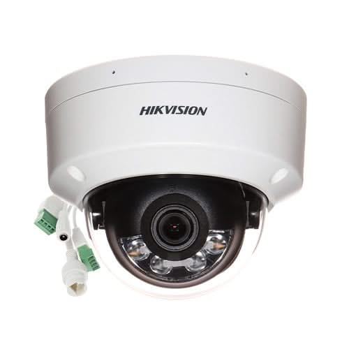 Hikvision DS-2CD2143G2-LIS2U, Caméra réseau dôme 4MP AcuSense Smart Hybrid Light PoE et 2x Microphone