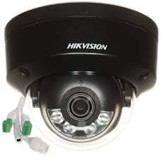 Hikvision DS-2CD2143G2-LIS2U Black, 4MP Dome Network Camera AcuSense Smart Hybrid Light PoE and 2x Microphone
