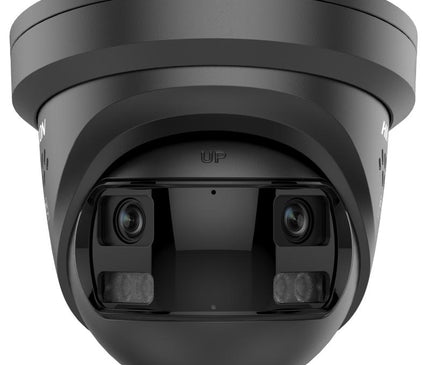 Hikvision DS-2CD23127G3P-LIS2UY/SL Black, 12MP 180-degree camera, Dual Lens, ColorVu 3.0, PoE