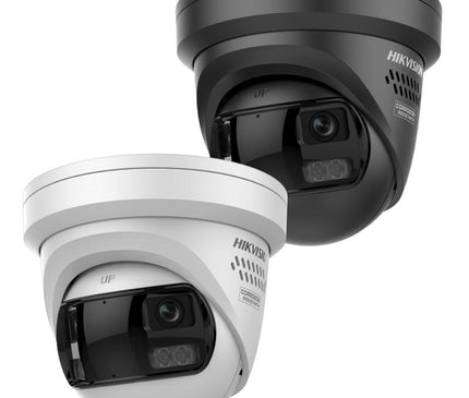 Hikvision DS-2CD23127G3P-LIS2UY/SL Black, 12MP 180-degree camera, Dual Lens, ColorVu 3.0, PoE
