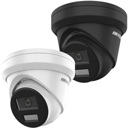 Hikvision Hikvision DS-2CD2343G2-LI2U, 4MP Turret, Smart Hybrid Light, AcuSense, PoE, Micro SD slot, Microfoon