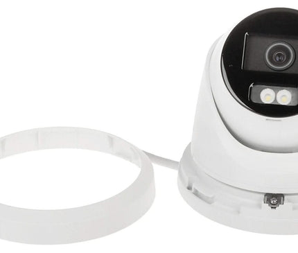 Hikvision Hikvision DS-2CD2343G2-LI2U, 4MP Turret, Smart Hybrid Light, AcuSense, PoE, Micro SD slot, Microfoon
