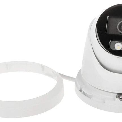 Hikvision Hikvision DS-2CD2343G2-LI2U, 4MP Turret, Smart Hybrid Light, AcuSense, PoE, Micro SD slot, Microfoon