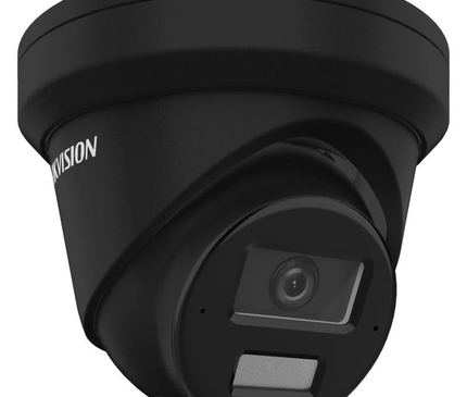 Hikvision Hikvision DS-2CD2343G2-LI2U Zwart, 4MP Turret, Smart Hybrid Light, AcuSense, PoE, Micro SD slot, Microfoon