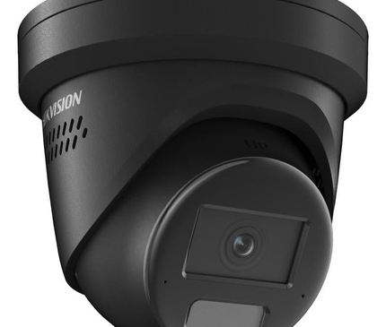 Hikvision Hikvision DS-2CD2346G2H-IS2U/SL Noir, 4Mp Darkfighter Eyeball, audio 2 voies, Sirène/DEL stroboscopique