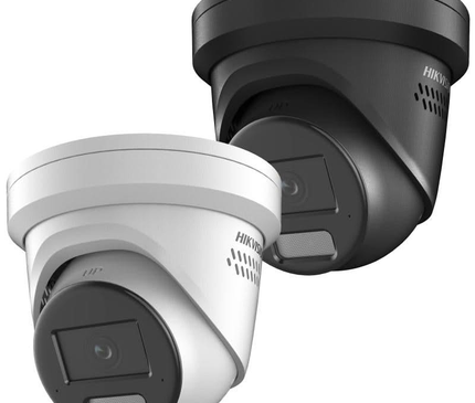Hikvision Hikvision DS-2CD2346G2H-IS2U/SL Noir, 4Mp Darkfighter Eyeball, audio 2 voies, Sirène/DEL stroboscopique
