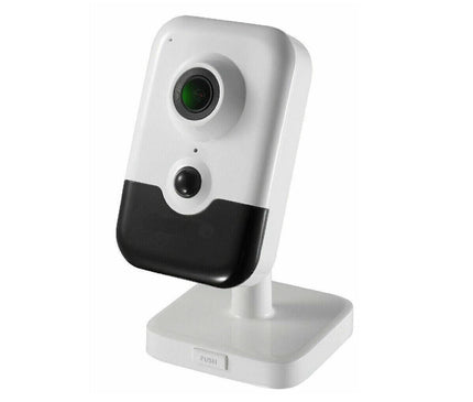 Hikvision Hikvision DS-2CD2443G2-IW-2.8mm cubecamera 4 mp, IR en microfoon, WiFi, micro SD slot DEMO