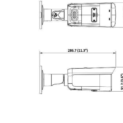 Hikvision Hikvision DS-2CD2T86G2H-IS2U/SL 8MP 4K Bullet, AcuSense, 60m IR. Speaker and Alarm LED