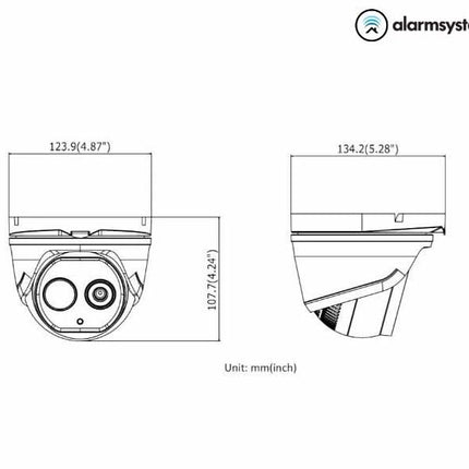 Hikvision Hikvision DS-2TD1228-2/QA, Thermisch bi-spectrum Dome Camera