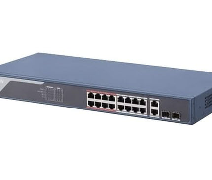 Hikvision Hikvision DS-3E1318P-EI Smart Managed Switch 16 x PoE, 100Mbit 230W, 2x Gigabit RJ45/SFP Uplink