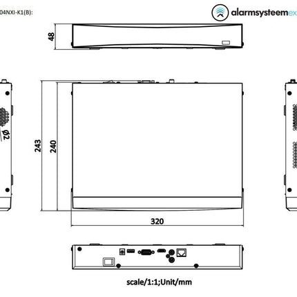 Hikvision Hikvision DS-7604NXI-K1 4 Kanäle 4K ohne POE