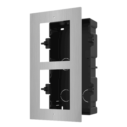 Hikvision Hikvision DS-KD-ACF2/S Inbouwframe 2 modules RVS