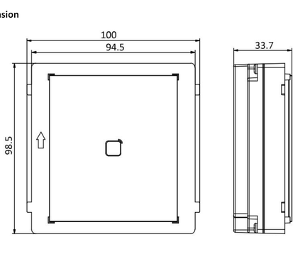 Hikvision Hikvision DS-KD-E, Module Intercom, Card Reader EM