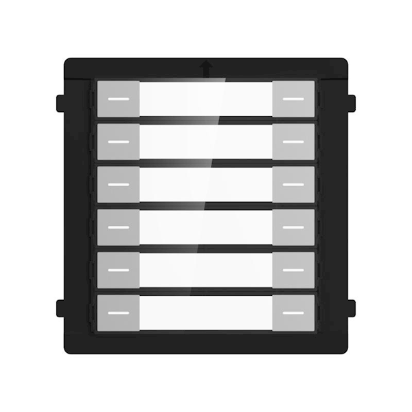 Hikvision Hikvision DS-KD-K12/S bouton poussoir de sonnette 12 boutons en acier inoxydable