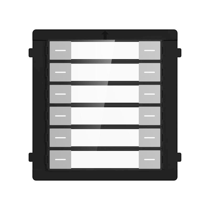 Hikvision Hikvision DS-KD-K12/S Edelstahl-Türklingeltaste mit 12 Tasten