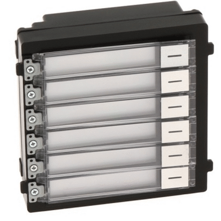 Hikvision Hikvision DS-KD-KK Bouton poussoir de cloche 6 boutons