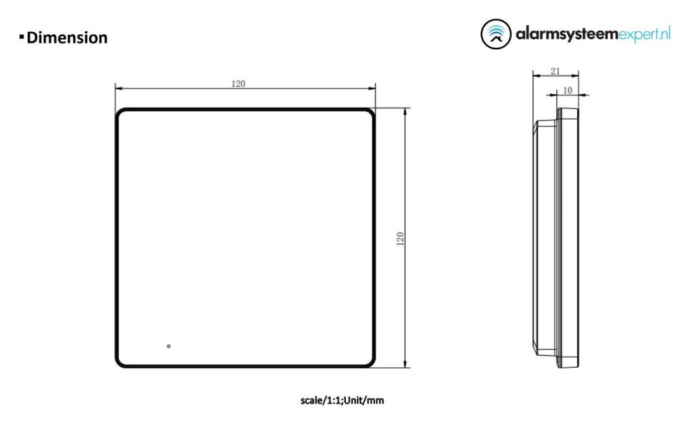 Hikvision Hikvision DS-KH6110-WE1 Station intérieure avec écran 4,3 pouces PoE/12v WiFi