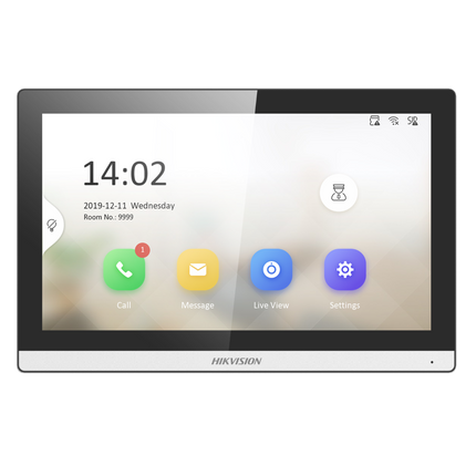 Hikvision Hikvision DS-KH6350-WTE1 Innenbildschirm 7" TFT, Full HD, WiFi/PoE