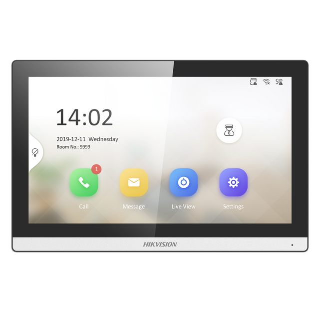 Hikvision Hikvision DS-KH6350-WTE1 Innenbildschirm 7" TFT, Full HD, WiFi/PoE